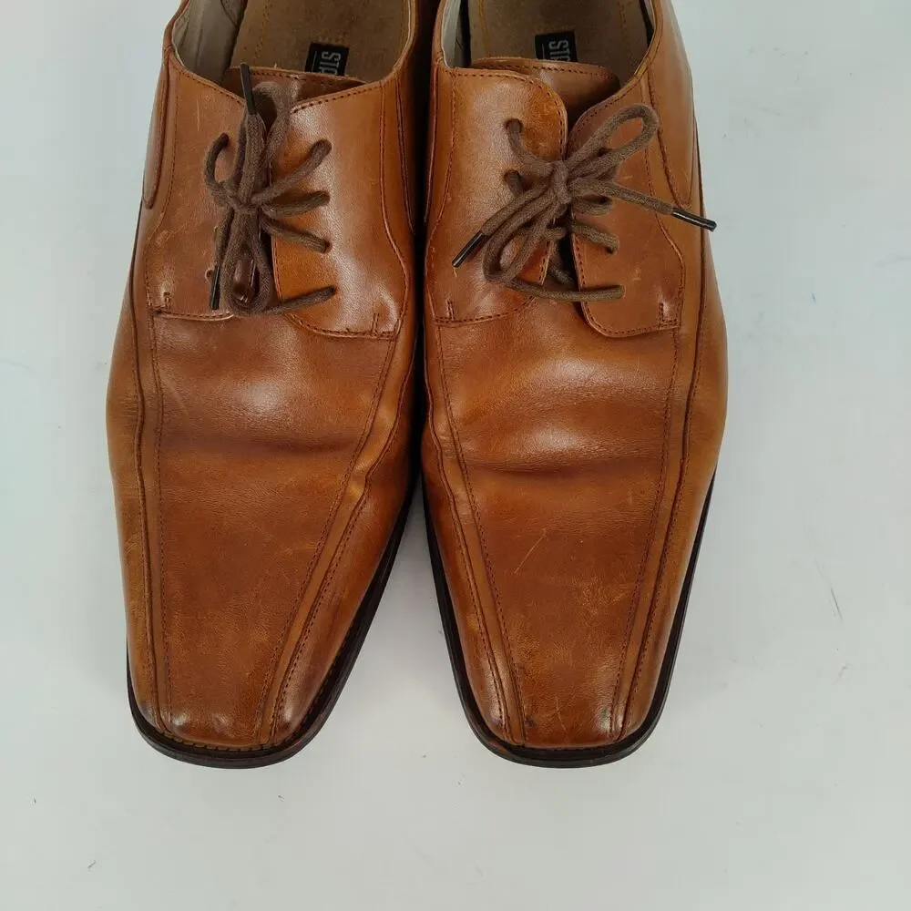Stacy Adams Men’s Shoes Size 12M Brown Dress Leather